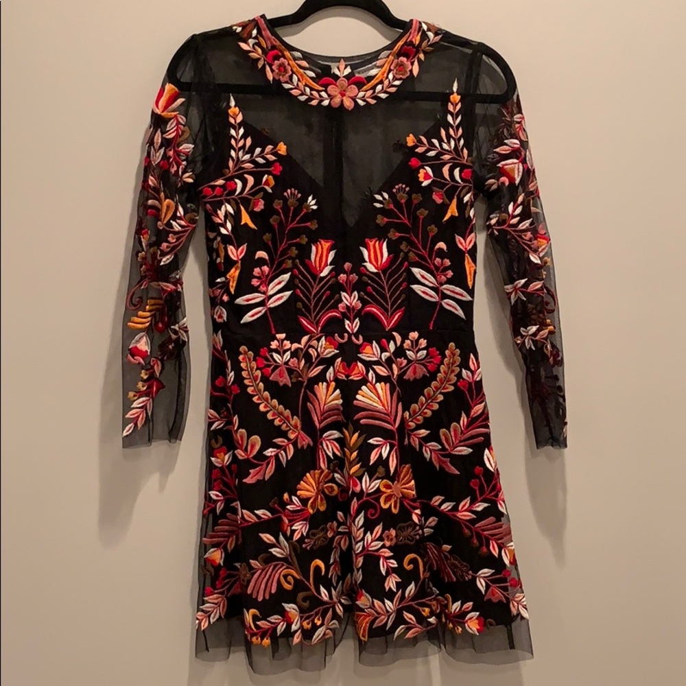 Revolve Karina Grimaldi Embroidered Dress